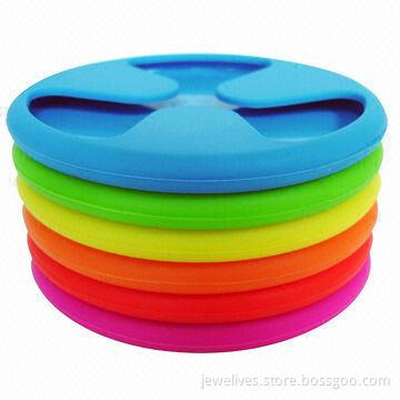 Anti-slip silicone wine glass mat